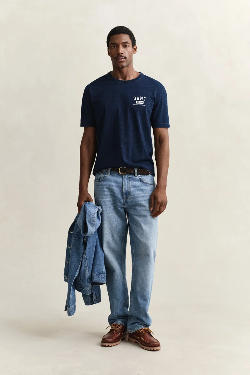 غانت Indigo Short SleeveTshirt